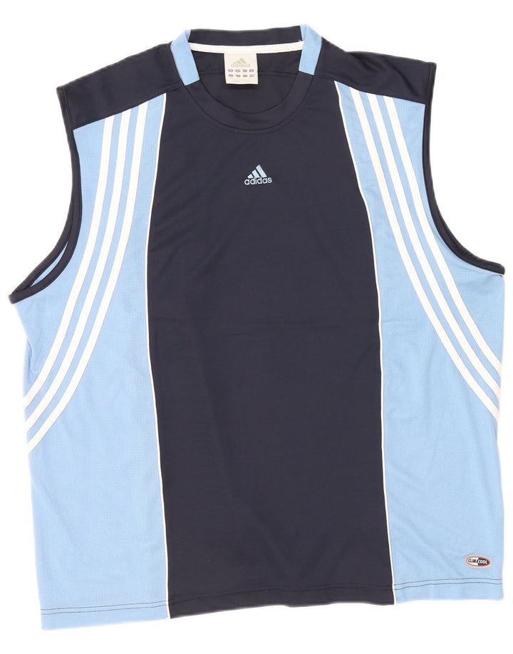 Adidas muški Climacool prsluk 2XL tamnoplavi poliester u boji