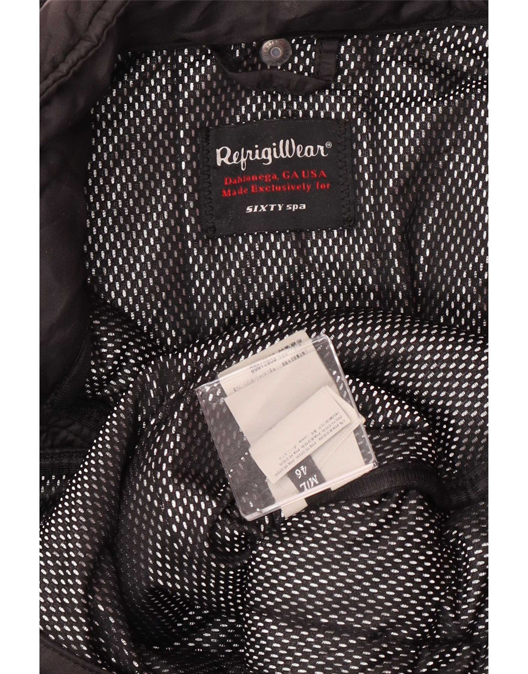 Refrigiwear ženska Sixty spa jakna s kapuljačom i podstavljenom podstavom UK 14 srednje crna