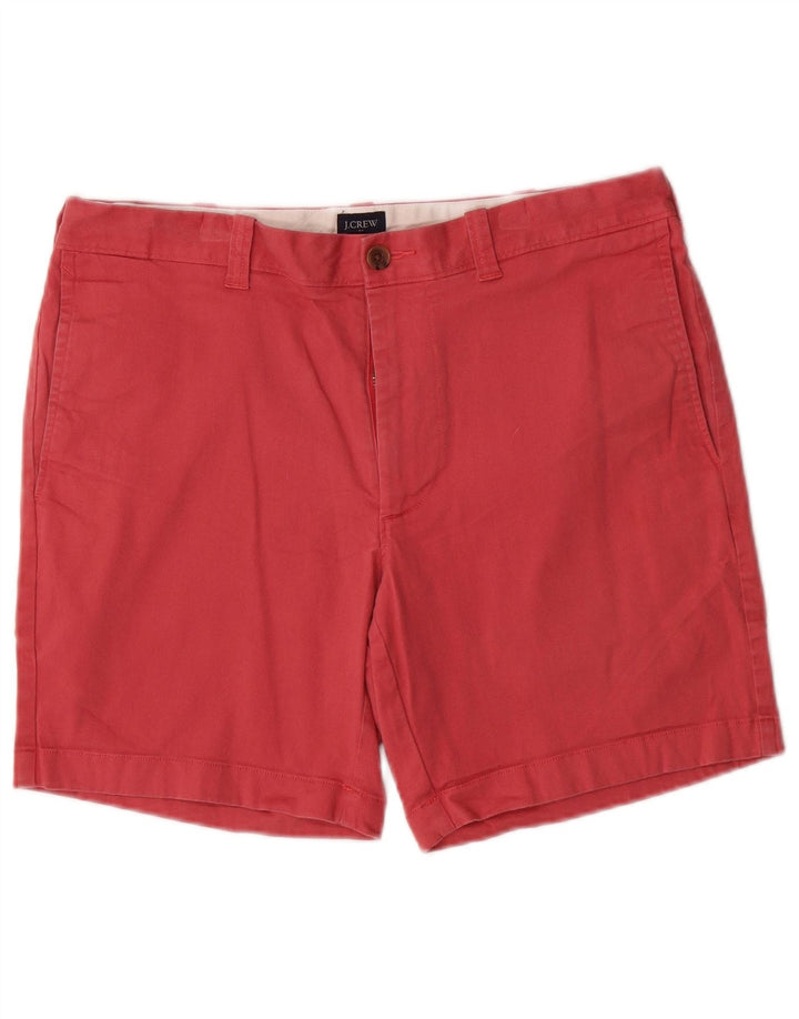 J. CREW Muške chino kratke hlače W32 Srednje crveni pamuk