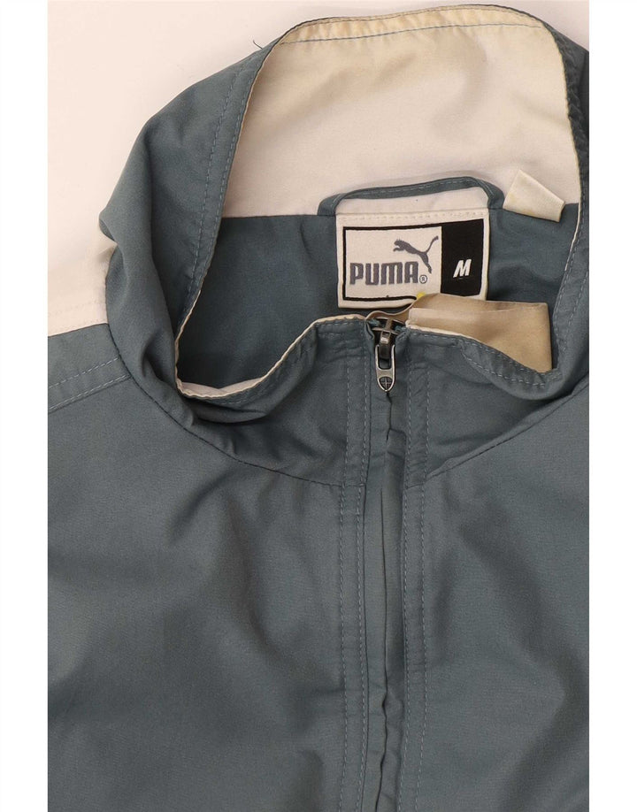 Puma muška anorak jakna širokog kroja UK 38 srednje plave boje