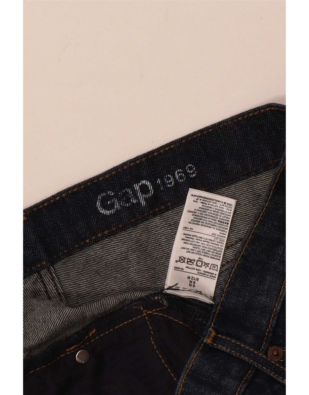 Gap ženske traper kratke hlače UK 12 Medium W32 Plava Pamuk