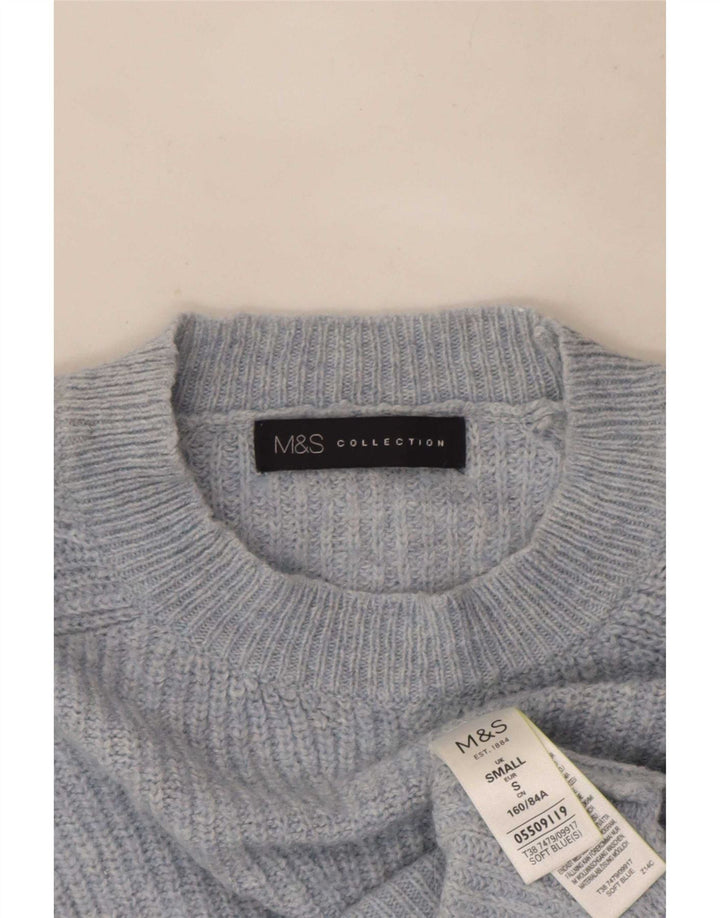 Marks & Spencer ženski pulover s okruglim izrezom UK 10 Small Blue