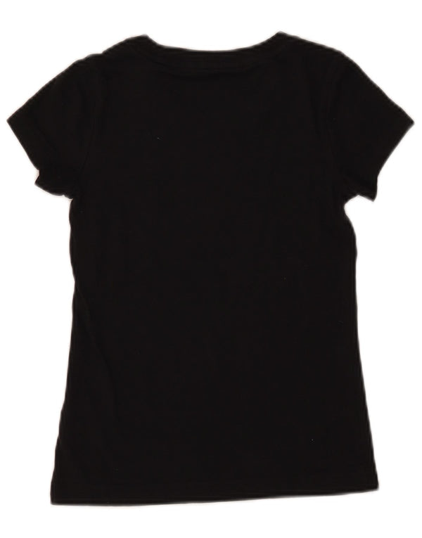 ADIDAS majica kratkih rukava s grafičkim motivima za dječake 9-10 godina, crni pamuk