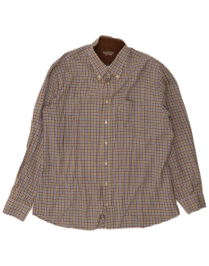 Barbour muška flanelska košulja XL višebojni gingham