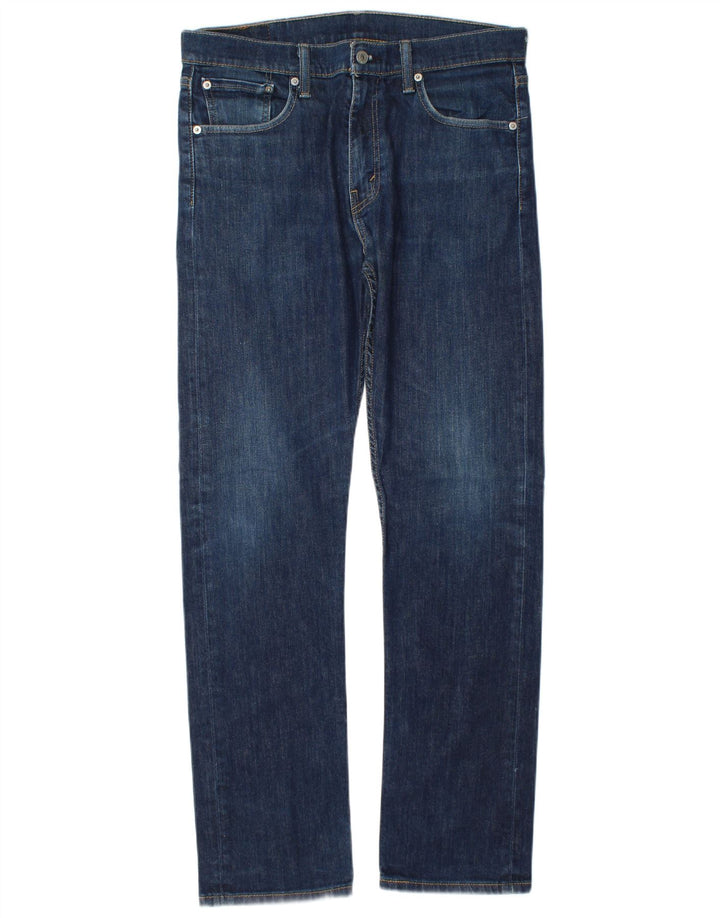 Levi's muške 513 ravne traperice W32 L32 plavi pamuk