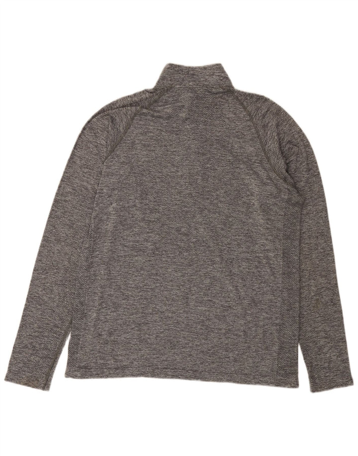 EDDIE BAUER Muški pulover s izrezom i gornjim dijelom trenirke XL, siva točka