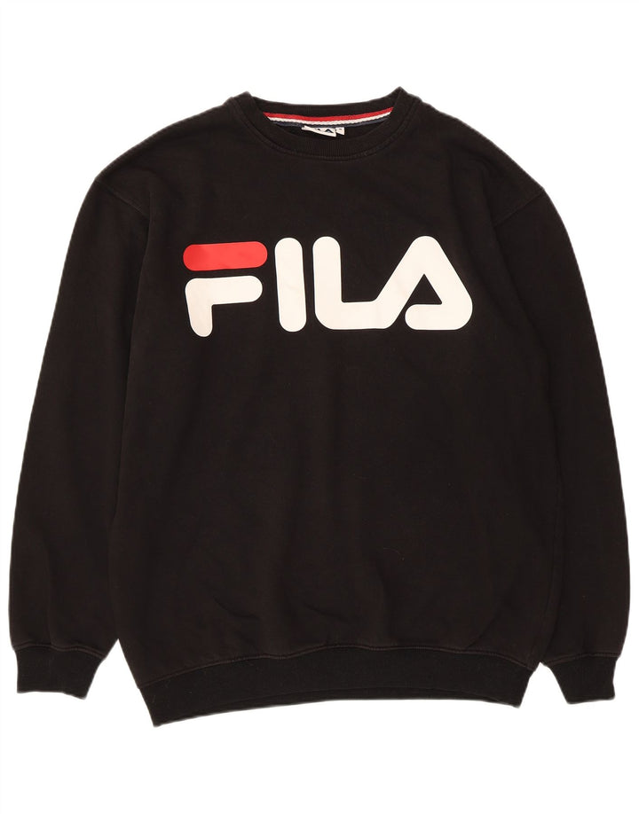 Fila muška trenirka s grafičkim motivima Srednji crni pamuk