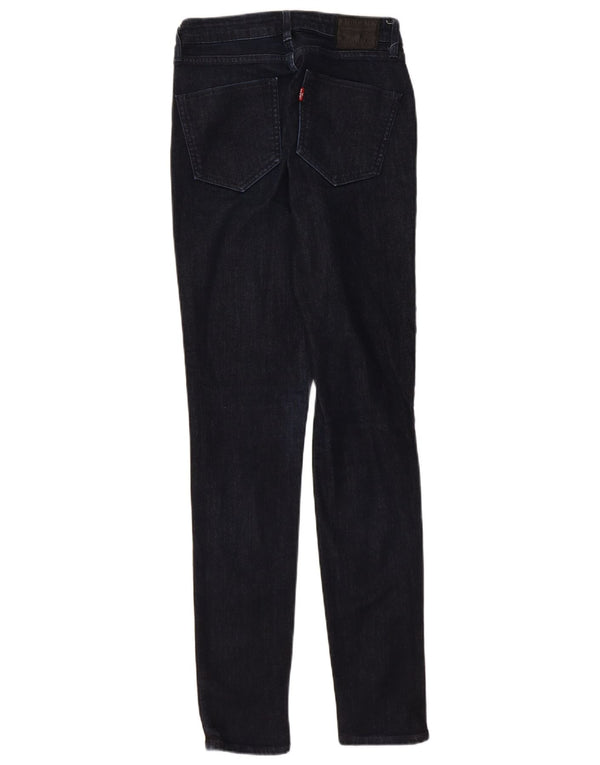 LEVI'S ženske uske traperice W27 L32 tamnoplavi pamuk