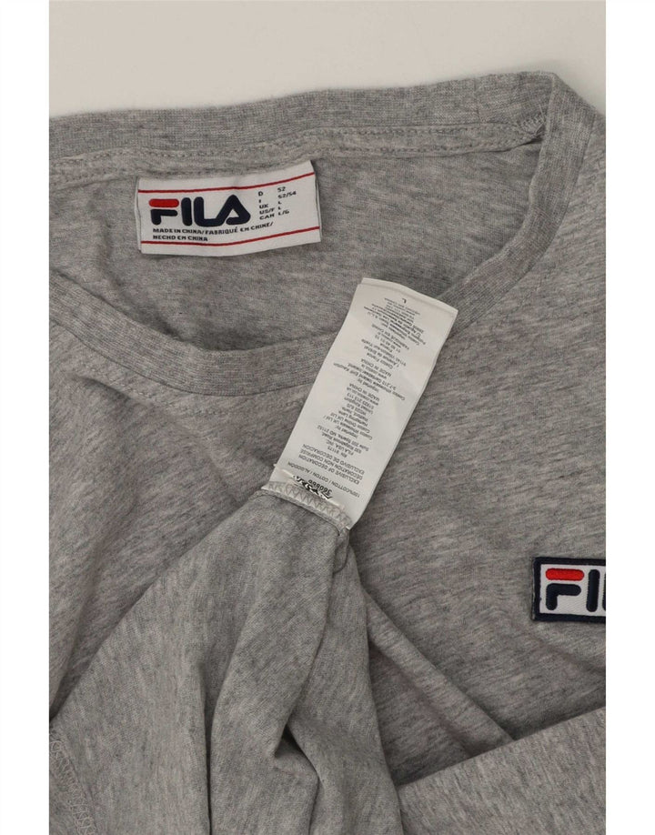 Fila Muška majica kratkih rukava Veliki sivi flekasti pamuk