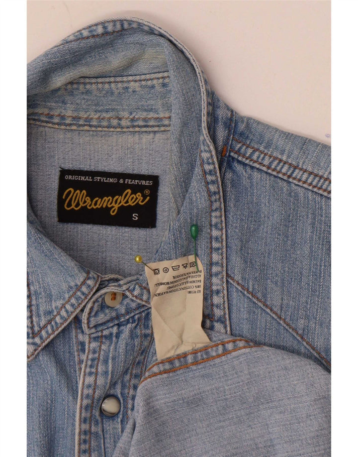 Wrangler muška traper majica bez rukava Mala plava pamučna