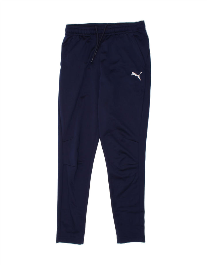 PUMA Boys Tracksuit Trousers 11-12 Years  Navy Blue Vintage Puma and Second-Hand Puma from Messina Hembry 