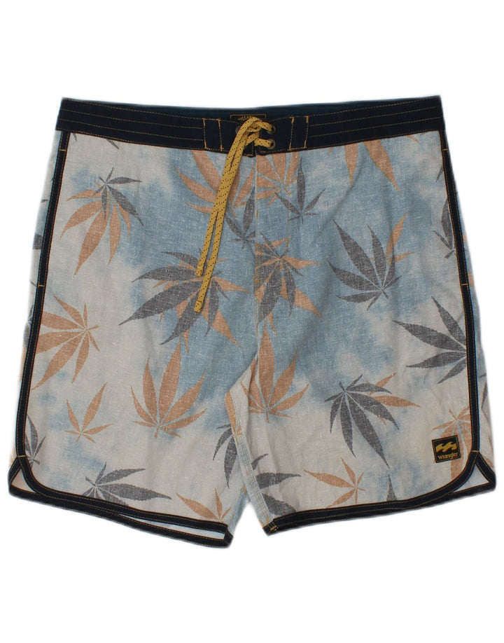 Wrangler muške kratke hlače za kupanje srednje plave cvjetne konoplje