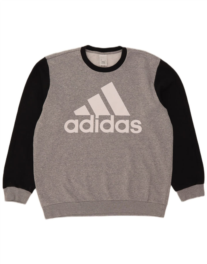 Adidas muška majica s grafičkim motivima, velika siva boja