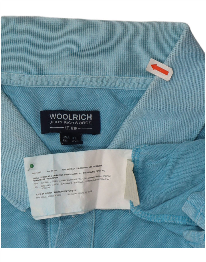 Woolrich muška polo majica 2XL plavi pamuk