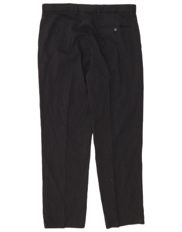 Marks & Spencer ženske ravne uobičajene hlače W32 L29 crne