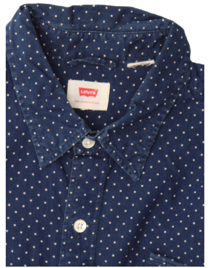 Levi's muška košulja mala tamnoplava na točkice