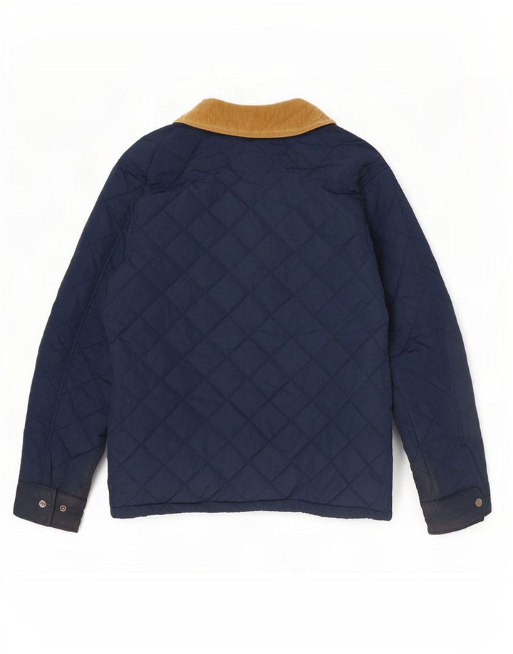 Crew Clothing Muška prošivena jakna UK 36 Mala tamnoplava poliesterska