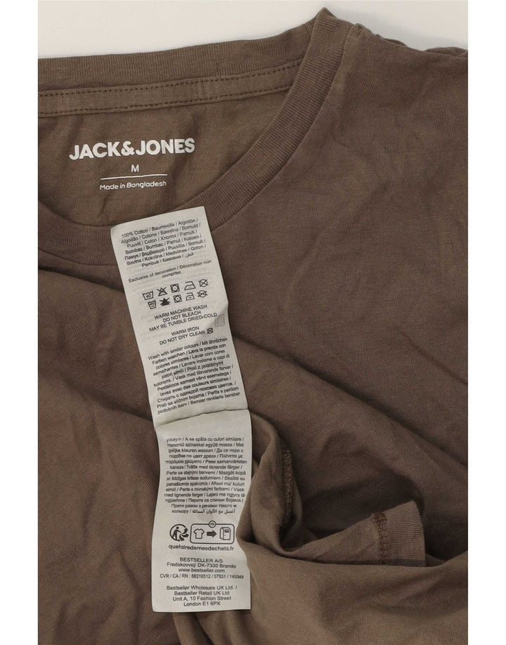 Jack & Jones muška majica kratkih rukava Srednje smeđi pamuk