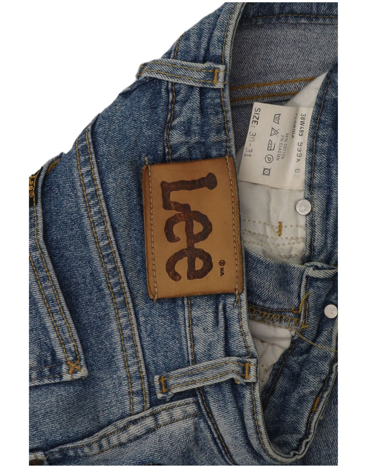 LEE Ženske uske traperice W30 L31 Plavi pamuk