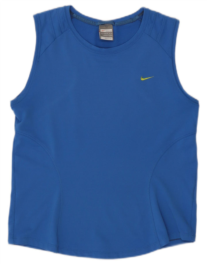 Nike ženski prsluk US 8/10 Srednje plavi poliester