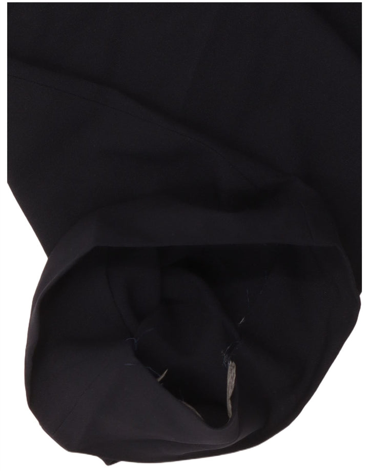 Marks & Spencer muške obične chino hlače W42 L30 tamnoplavi poliester