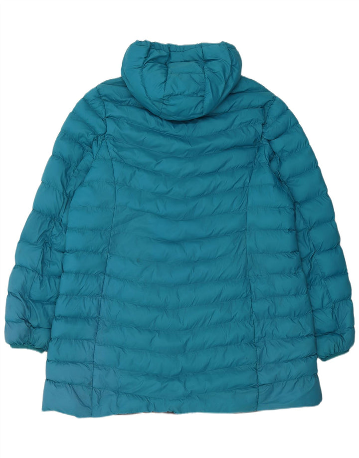 Mountain Warehouse Ženski podstavljeni kaput s kapuljačom UK 20 2XL plavi poliester