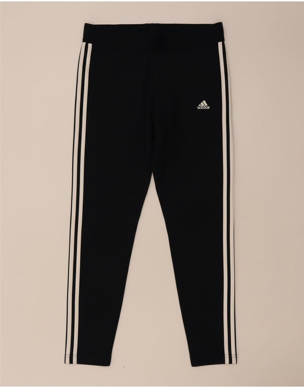 Adidas ženske tajice UK 16/18 velike tamnoplave pamučne