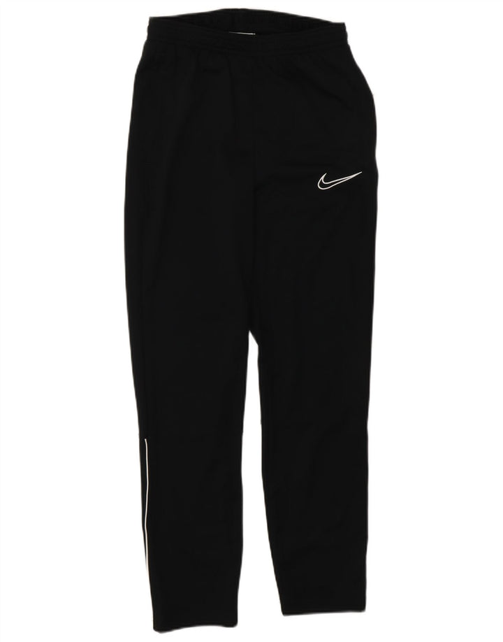NIKE Boys Dri Fit Trenirke Hlače 12-13 godina velike crne poliesterske