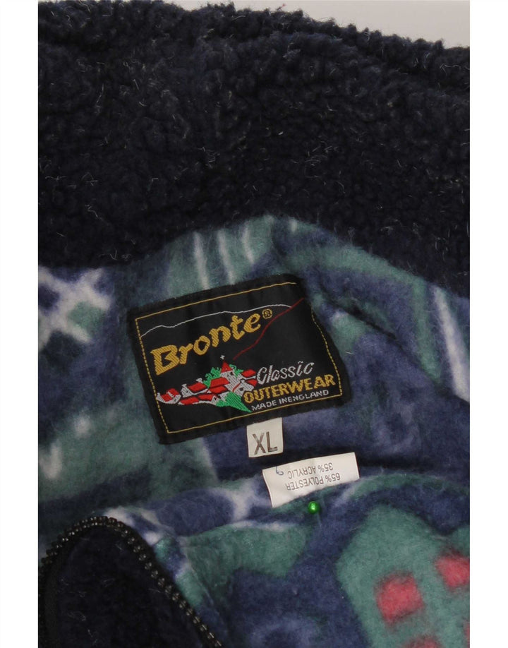 Bronte muška jakna od flisa UK 42 XL tamnoplavi poliester