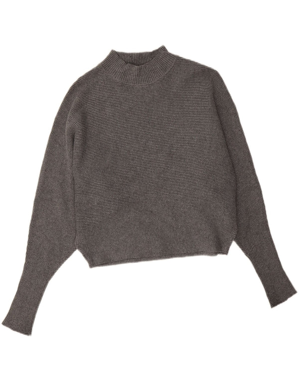 Zara ženski kratki džemper s kornjačičastim ovratnikom UK 10 Small Gray