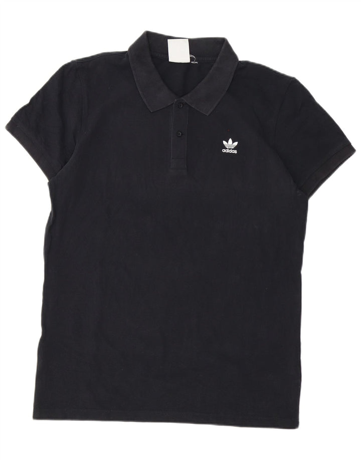 Adidas muška polo majica srednje crne pamučne boje
