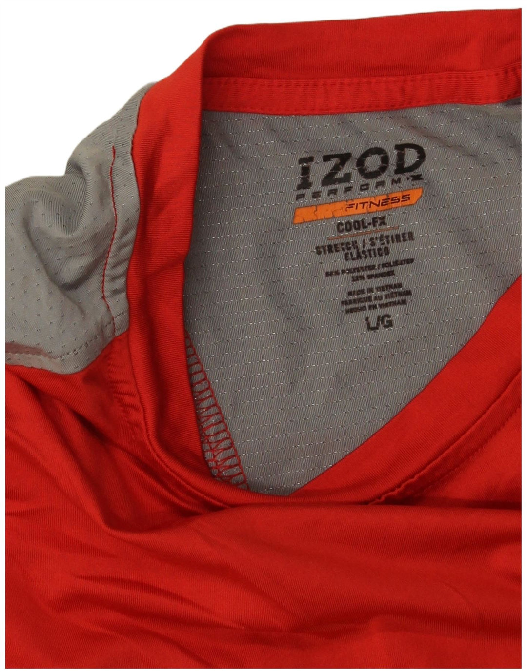 IZOD Muška majica kratkih rukava velika crvena boja