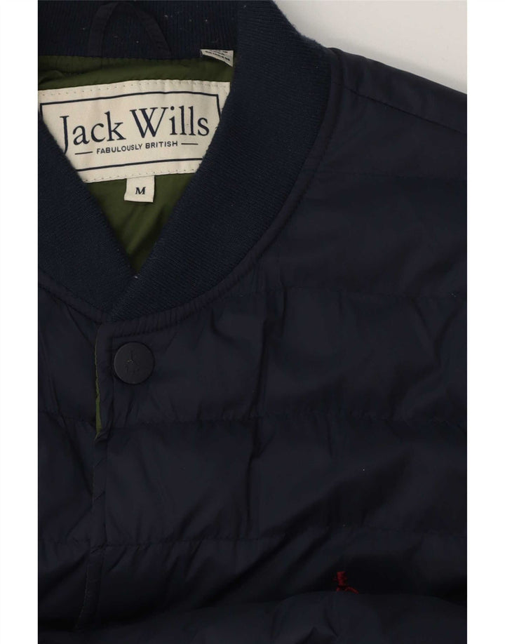Jack Wills muška podstavljena bomber jakna UK 38 srednje tamnoplava