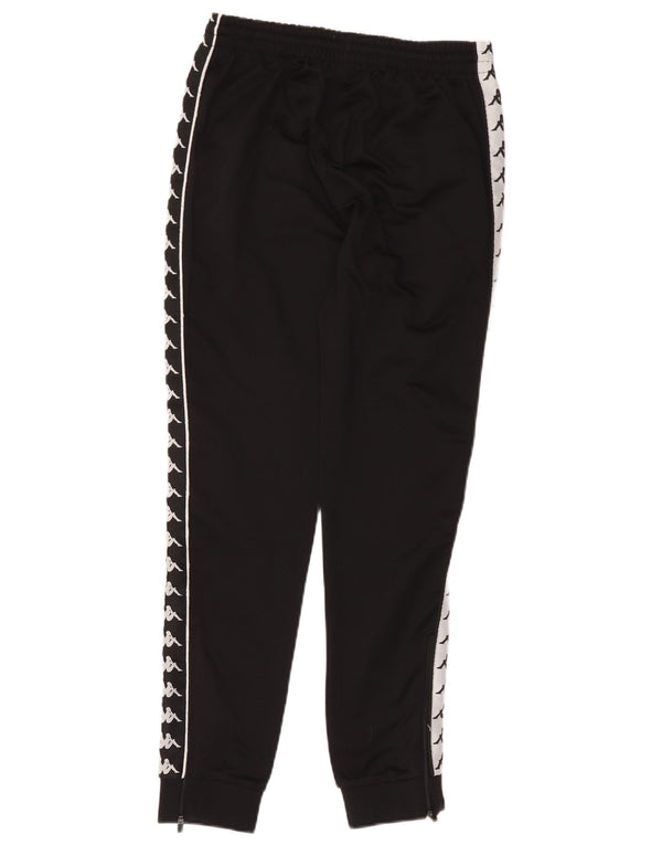 Kappa Ženska trenirka Hlače Joggers UK 10 Small Black Colourblock