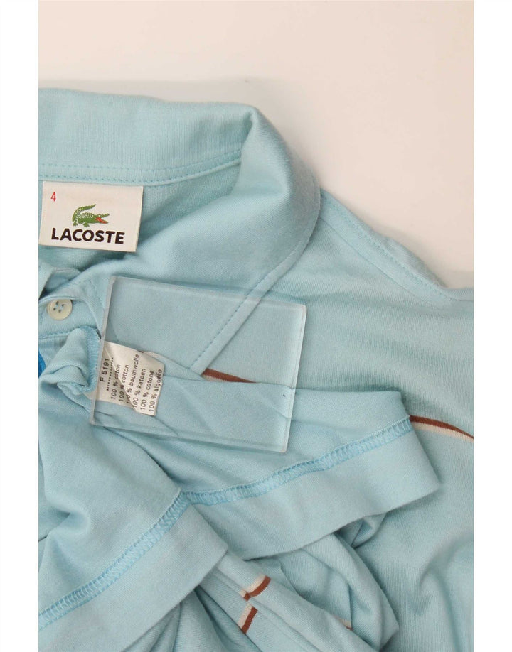 Lacoste muška polo majica veličine 4, pamuk na srednje plave pruge