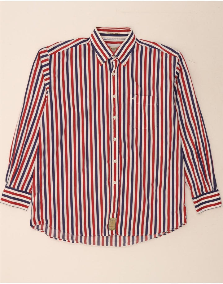 ARROW Mens Shirt 2XL Multicoloured Striped Cotton Vintage Arrow and Second-Hand Arrow from Messina Hembry 