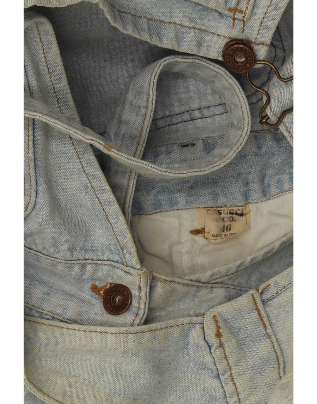 Casucci ženske kratke hlače traper Dungarees IT 46 Large W32 Blue