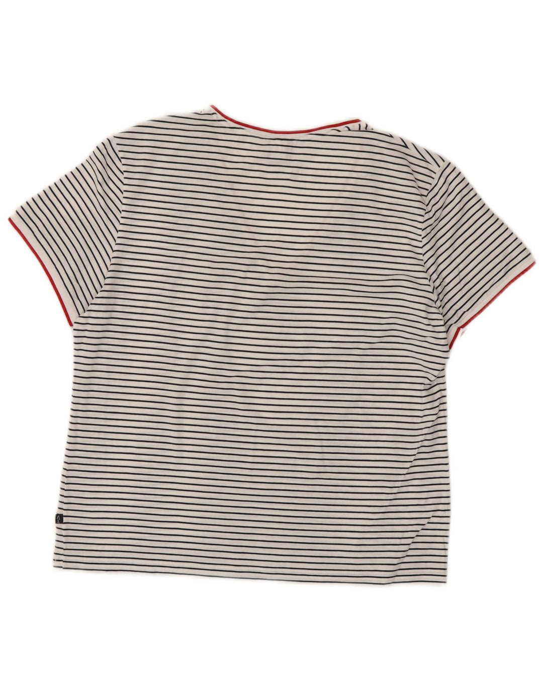 PAUL & SHARK Ženska majica kratkih rukava UK 18 XL Pamuk na bijele pruge