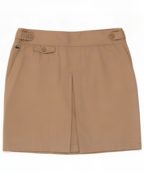 Lacoste ženska mini suknja veličina 46 XL W34 bež pamuk