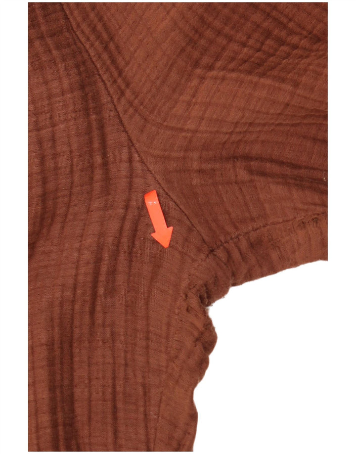 Zara ženske uske ležerne hlače srednje veličine W28 L28 smeđi pamuk