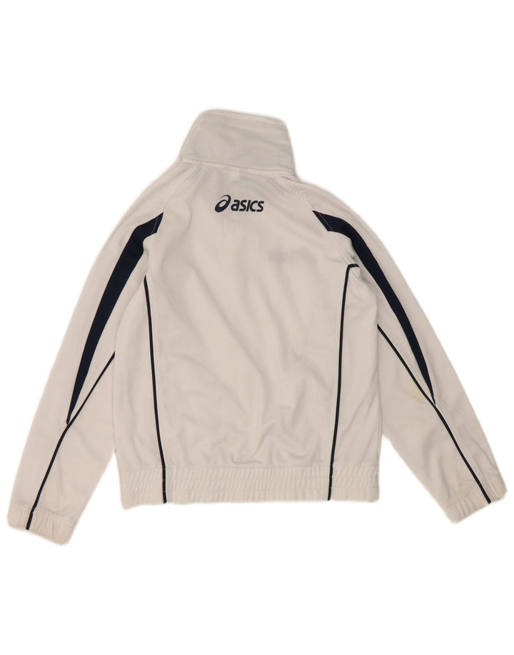 Gornja jakna trenirke Asics Boys Graphic 7-8 Years White Colourblock