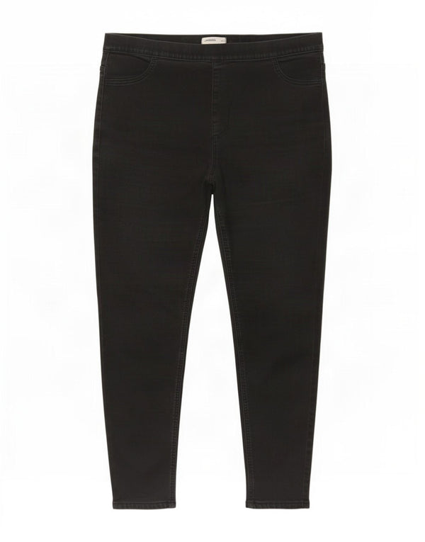 Marks & Spencer ženske jegging traperice UK 18 XL W36 L26 crni pamuk