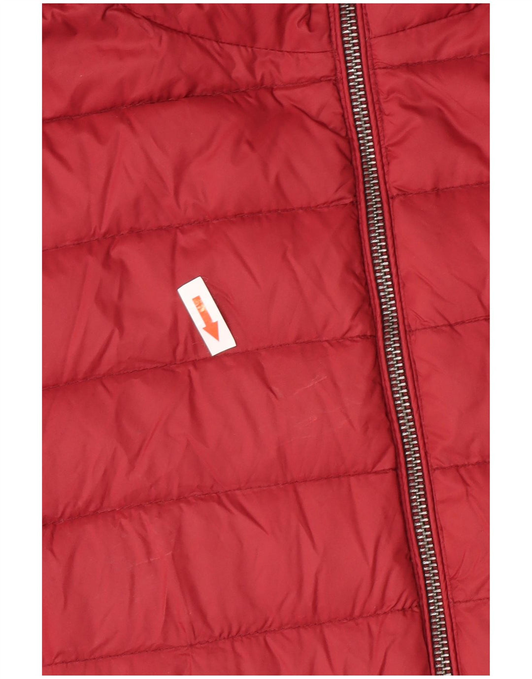 Ženska podstavljena jakna s kapuljačom Massimo Dutti UK 14 Large Bordo
