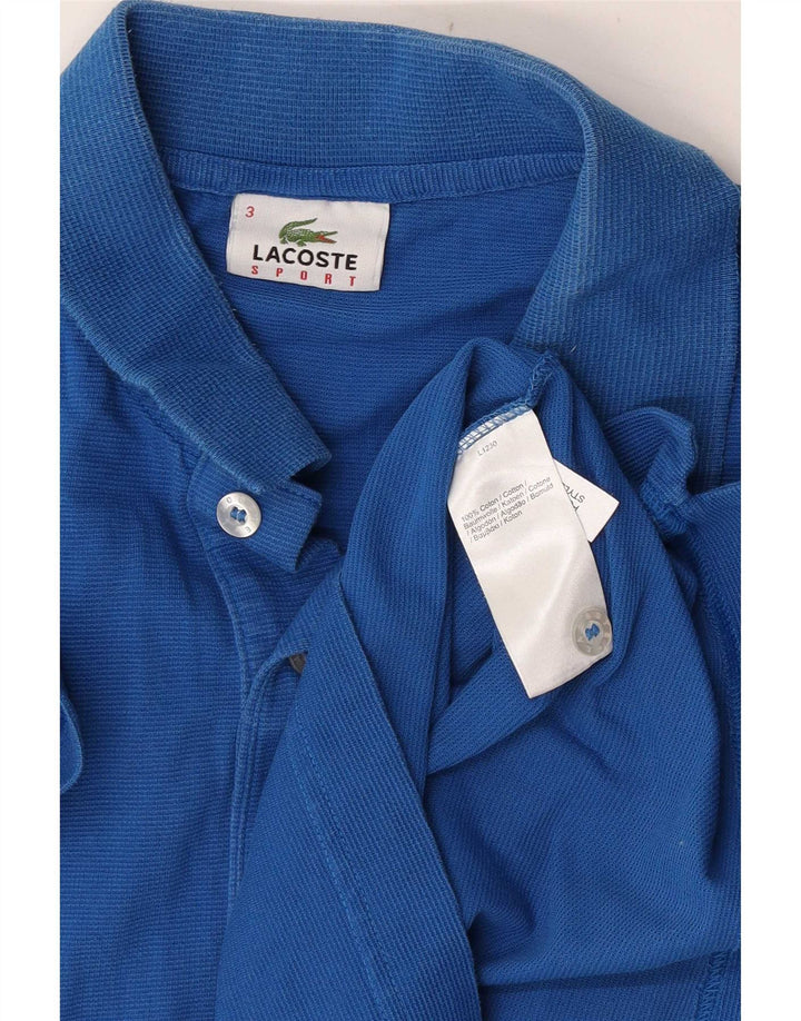 Lacoste muška polo majica veličina 3 mala plava pamučna