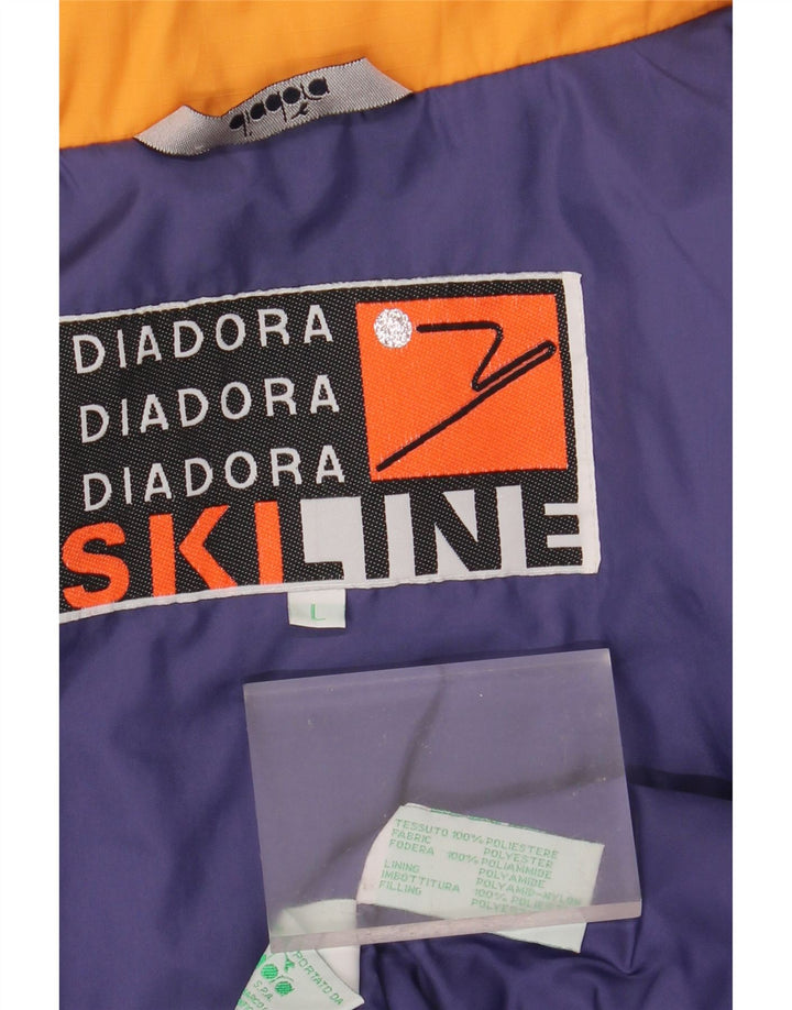 DIADORA Muška skijaška jakna UK 40 Large Blue Colourblock Poliester