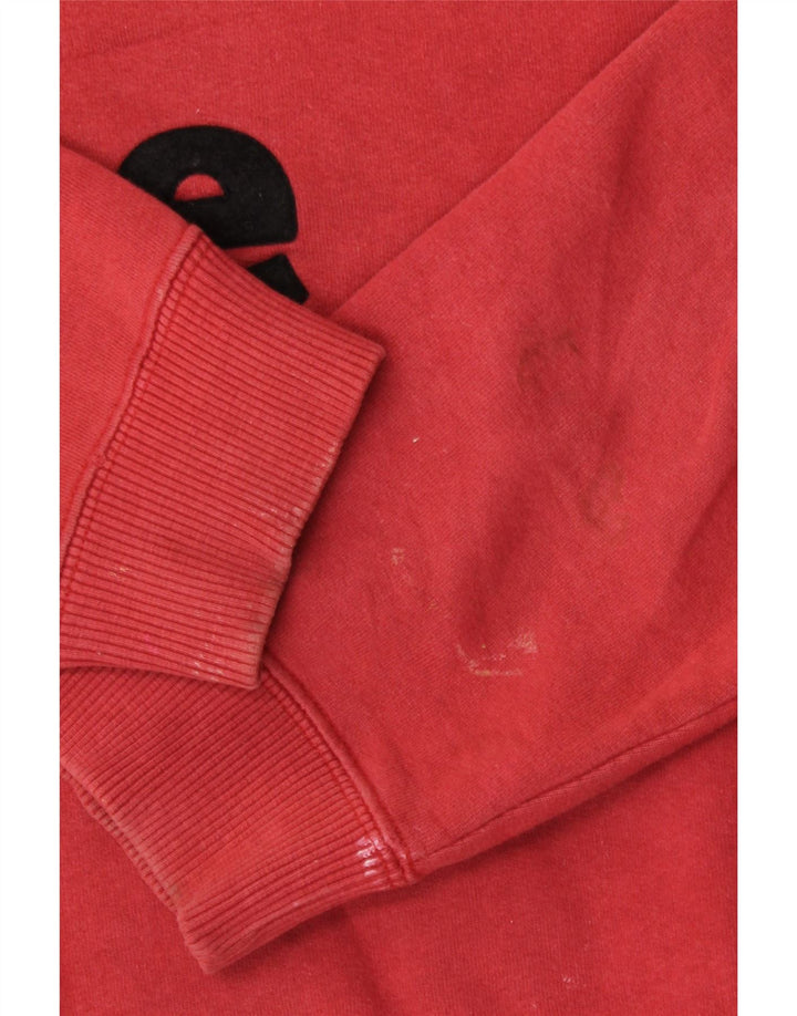 LEE Boys Graphic Sweatshirt Jumper 13-14 Years Large  Red Cotton Vintage Lee and Second-Hand Lee from Messina Hembry 