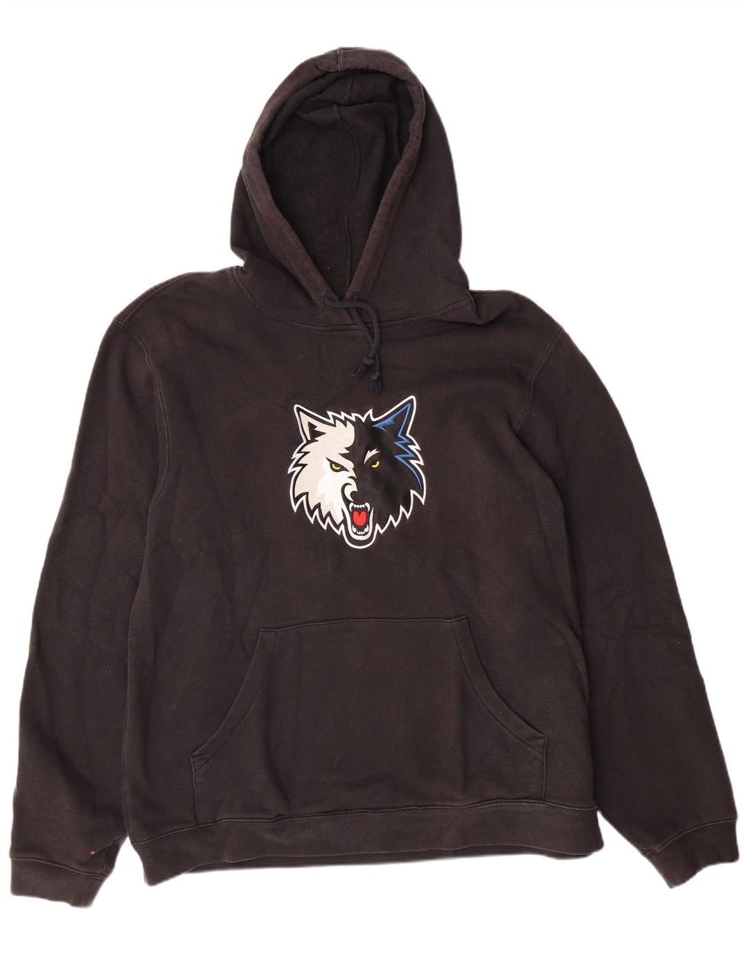 ADIDAS muška majica s kapuljačom s kapuljačom, veliki crni pamuk