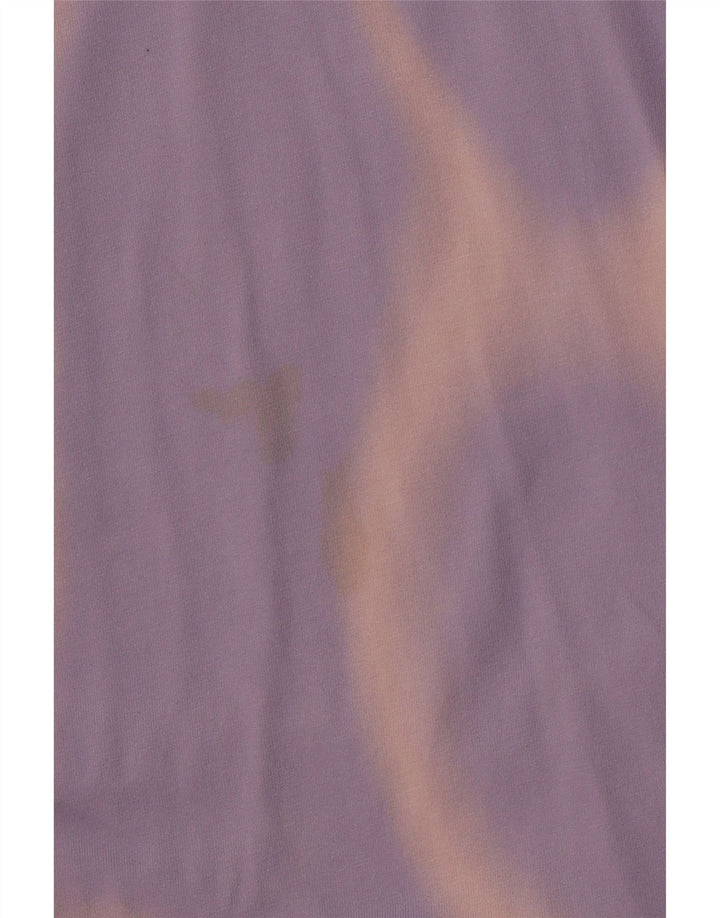 ADIDAS ženska majica kratkih rukava UK 4/6 XS Purple Tie Dye Cotton