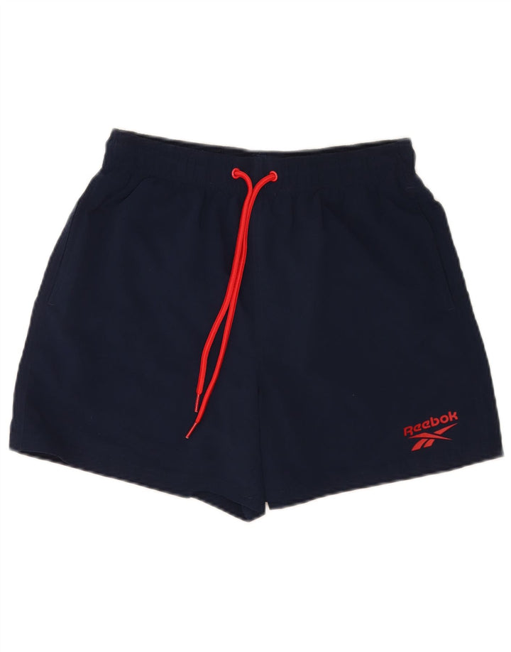 Reebok muške sportske kratke hlače male tamnoplave poliesterske boje
