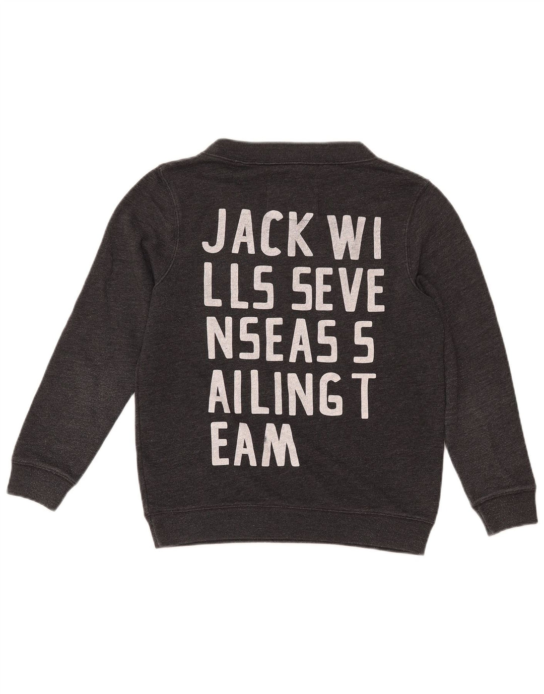 JACK WILLS Ženska prekomjerna trenirka s grafičkim motivima UK 8 Mala siva